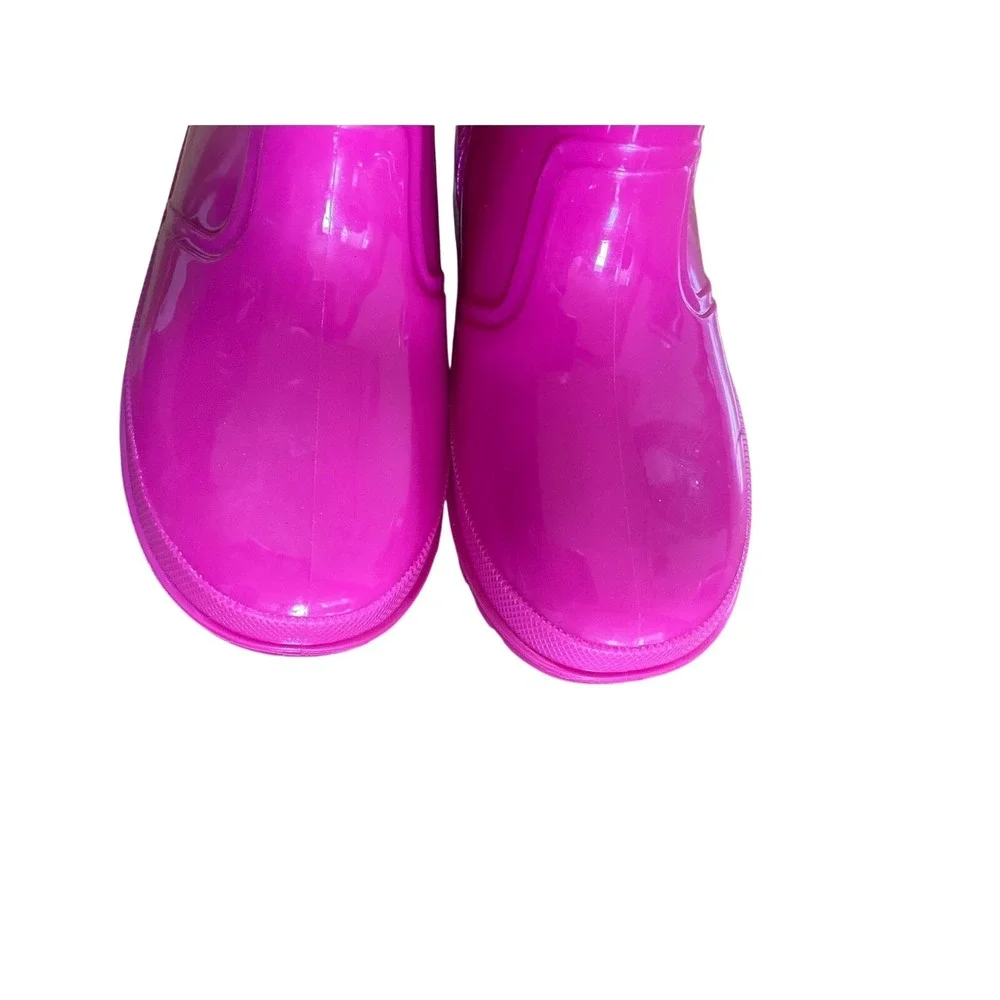 Stormy Mountain‎ Pink Rubber Rain Boots Size 11M Waterproof pull On Handles